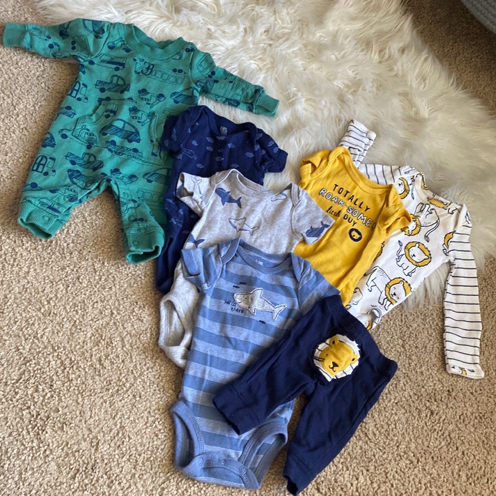 💙💛NB Carter Boy Bundle 7 piece 💙💚